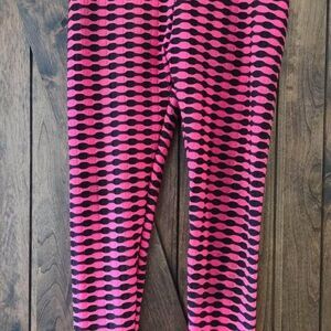 XL Flattering Leggings Pink & Black 28” Inseam C5268